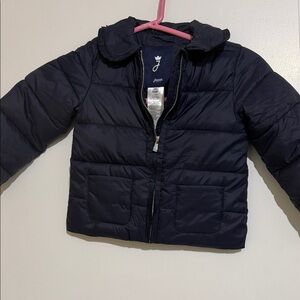 Jacadi Paris navy blue Kids Puffer Jacket size 4y